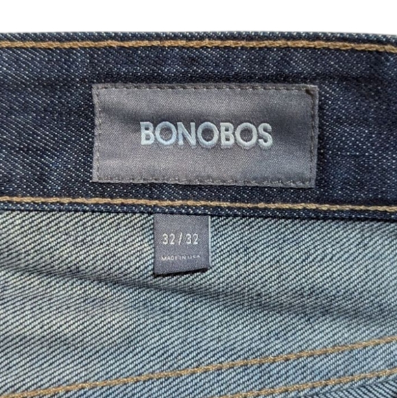 Bonobos Jeans Athletic Fit 32x32 Dark Wash Jeans‎ Classic Preppy - Picture 6 of 9